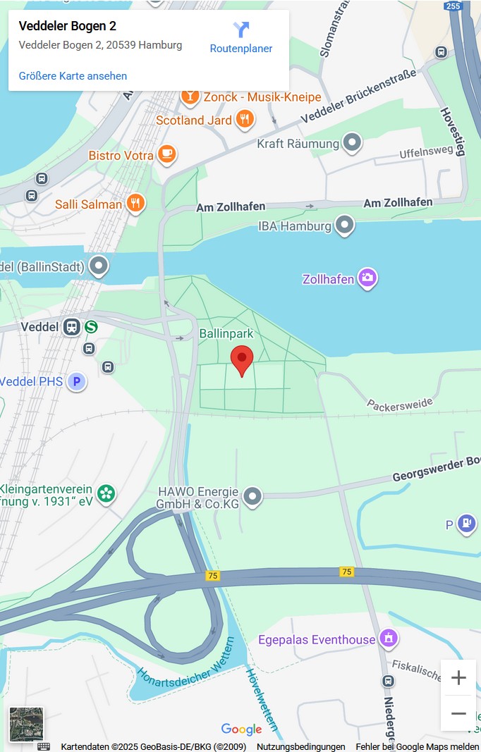 Anfahrt zur Ballinstadt Hamburg