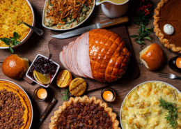 Traditionelles Thanksgiving Dinner Ballinstadt