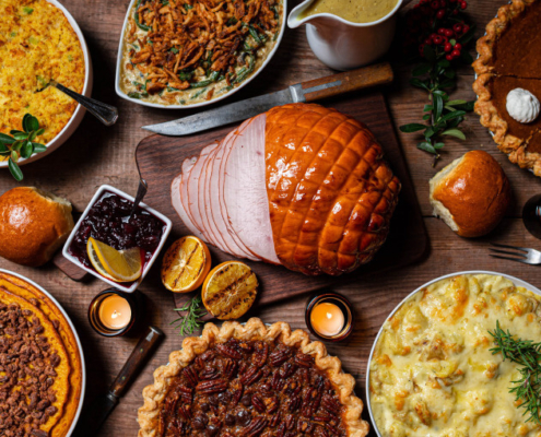 Traditionelles Thanksgiving Dinner Ballinstadt